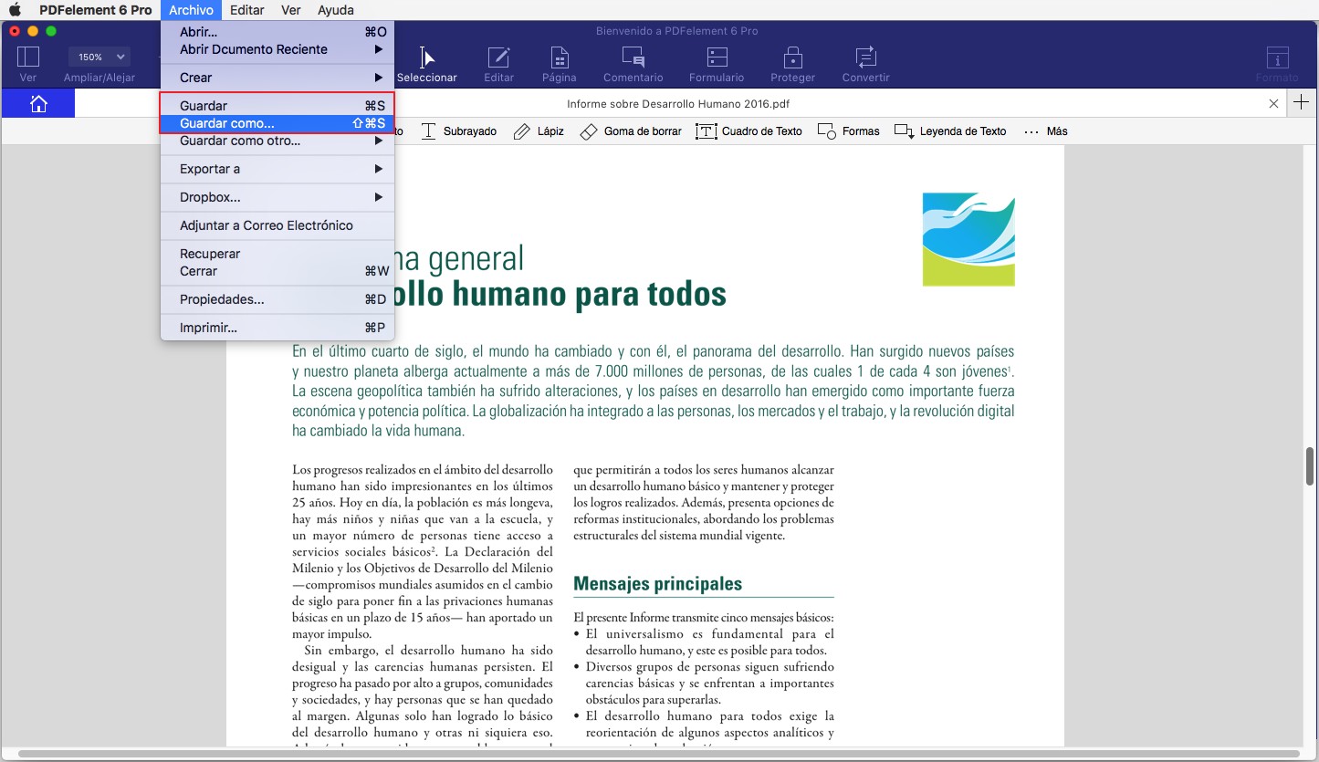 convertir pdf en mac