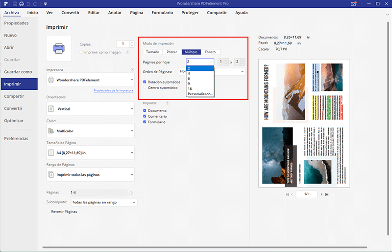 imprimir archivo pdf a doble cara