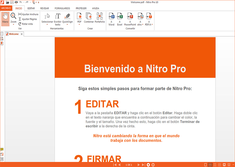 nitro pdf software