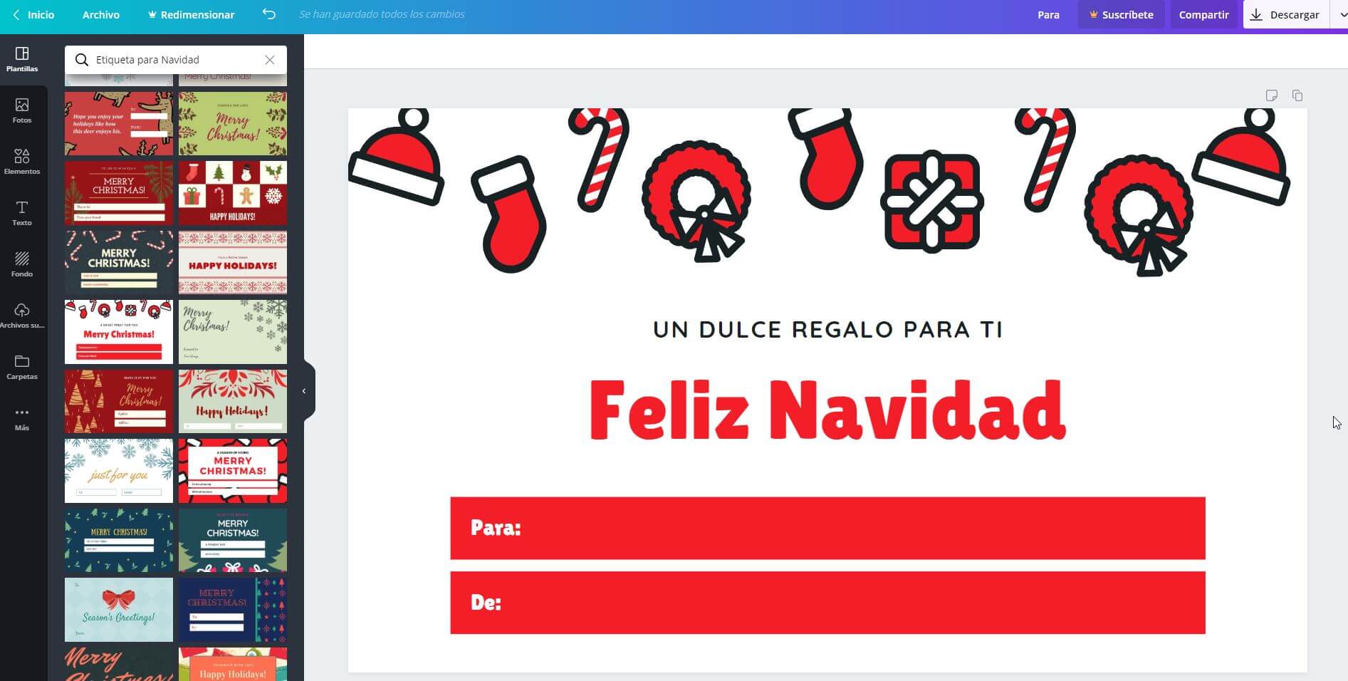 Cómo hacer Tarjetas de Navidad gratis