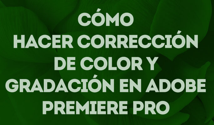 Cómo hacer corrección de color y gradación en Adobe Premiere Pro