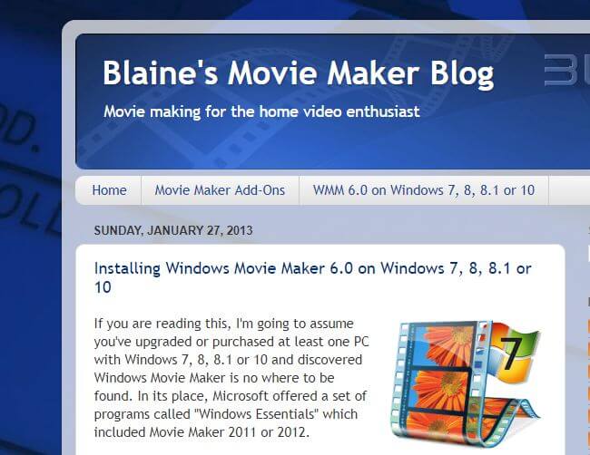 Descargar pantalla verde Windows Movie Maker