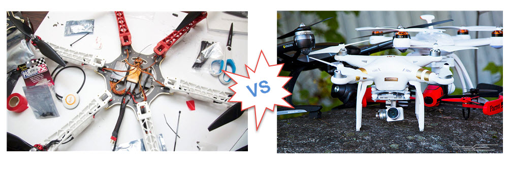 Secretario A bordo escapar Comprar dron o construirlo uno mismo. Qué es mejor?