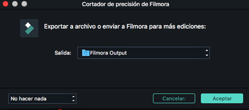 Filmora Mac Instant cutter