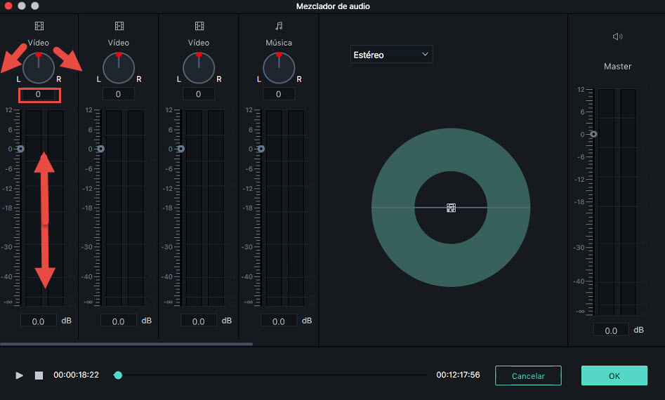   Filmora9 Mezclador de Audio para Mac 