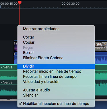   Filmora 9 Mac grabar voz en off