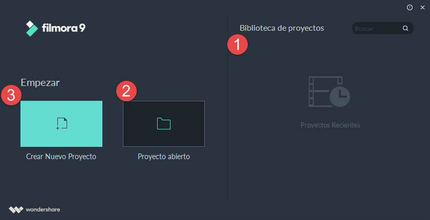 Navegando por Filmora - Conoce la Interface