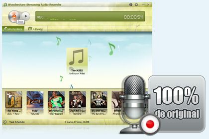 Streaming Audio Recorder key feature