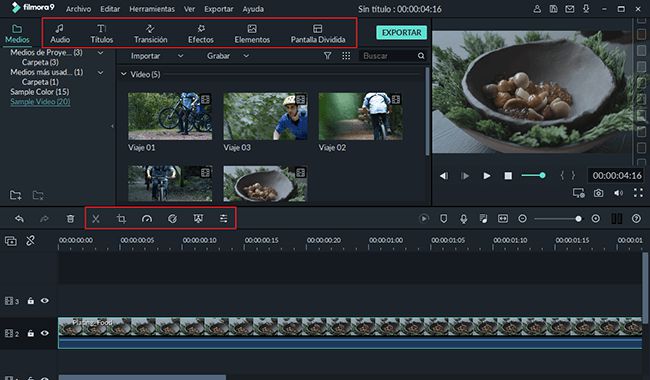 software para la creación de películas