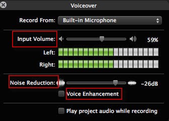 add voiceover in iMovie