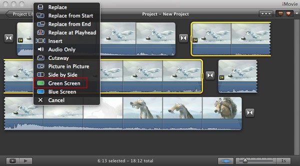 iMovie green screen tutorial