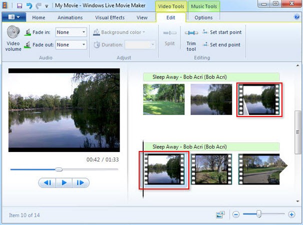 dividir videos en windows live movie maker